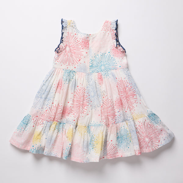 Girls Kelsey Dress (Fireworks)