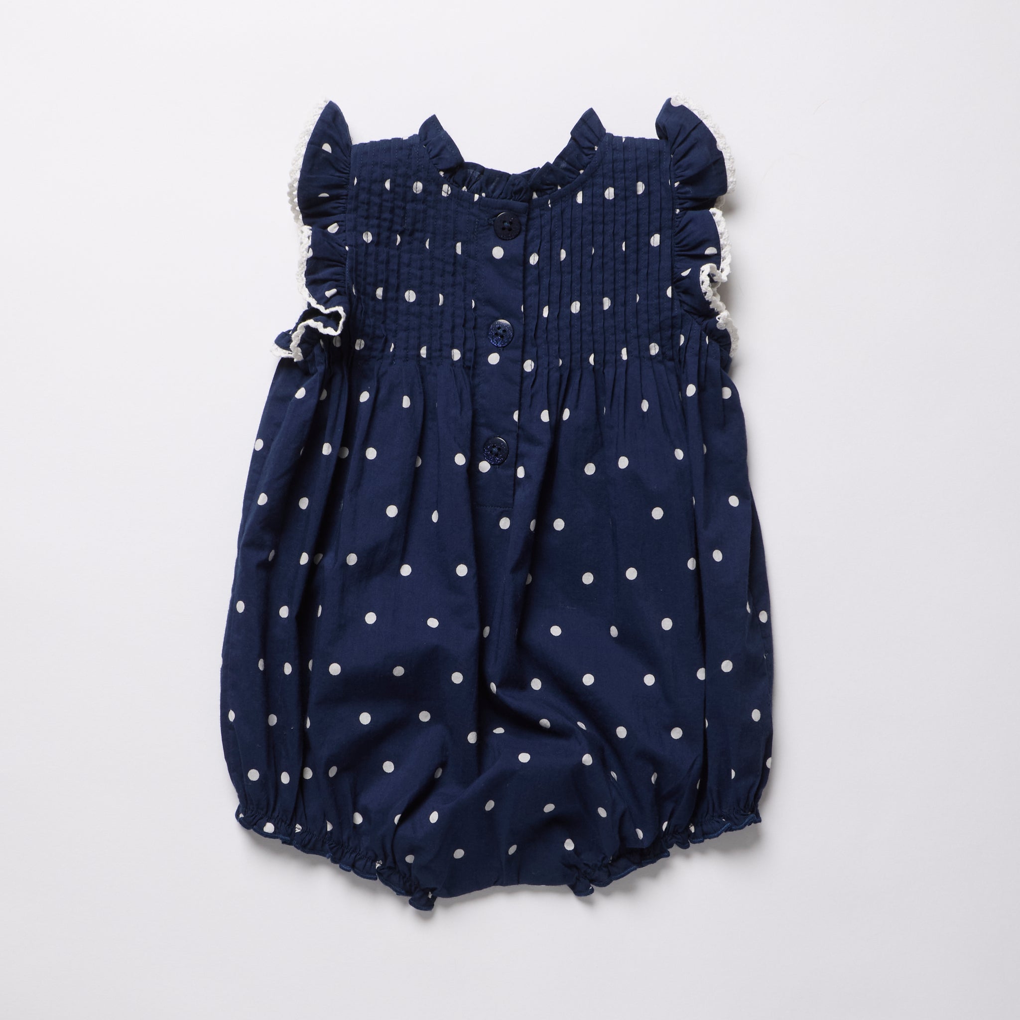Baby Girls Jaipur Bubble (Navy Dot)