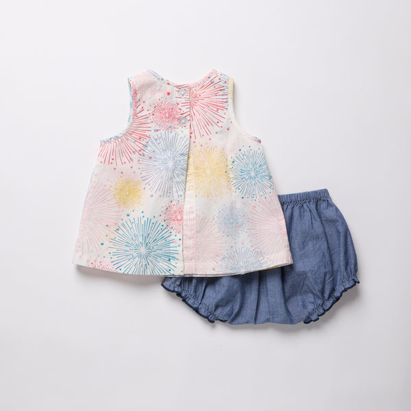 Baby Girls Jaipur 2-Pc Set (Fireworks)