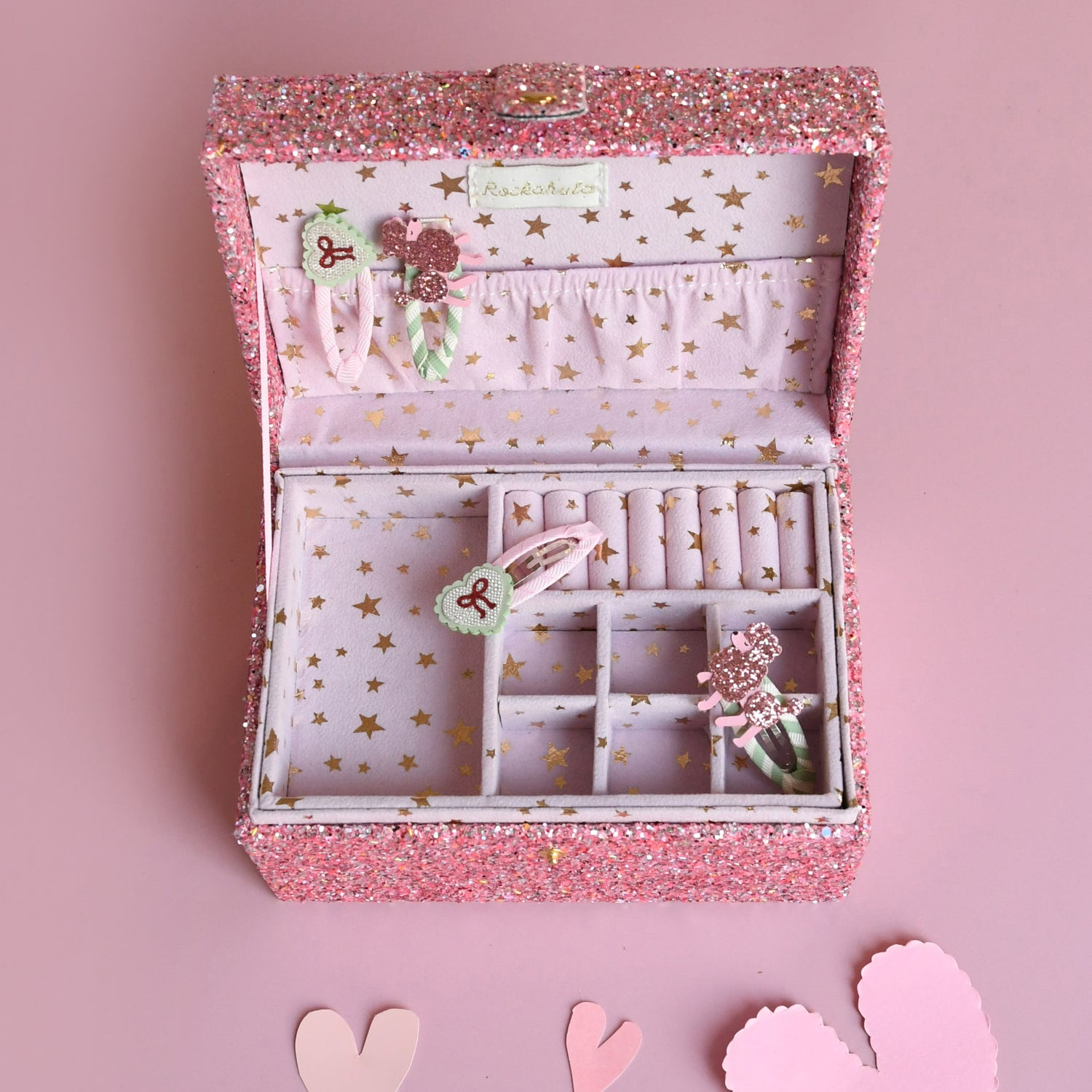 Large Jewellery Box (Confetti Glitter)