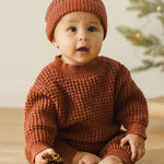Chunky Knit Sweater (Cranberry)