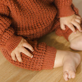 Chunky Knit Sweater (Cranberry)