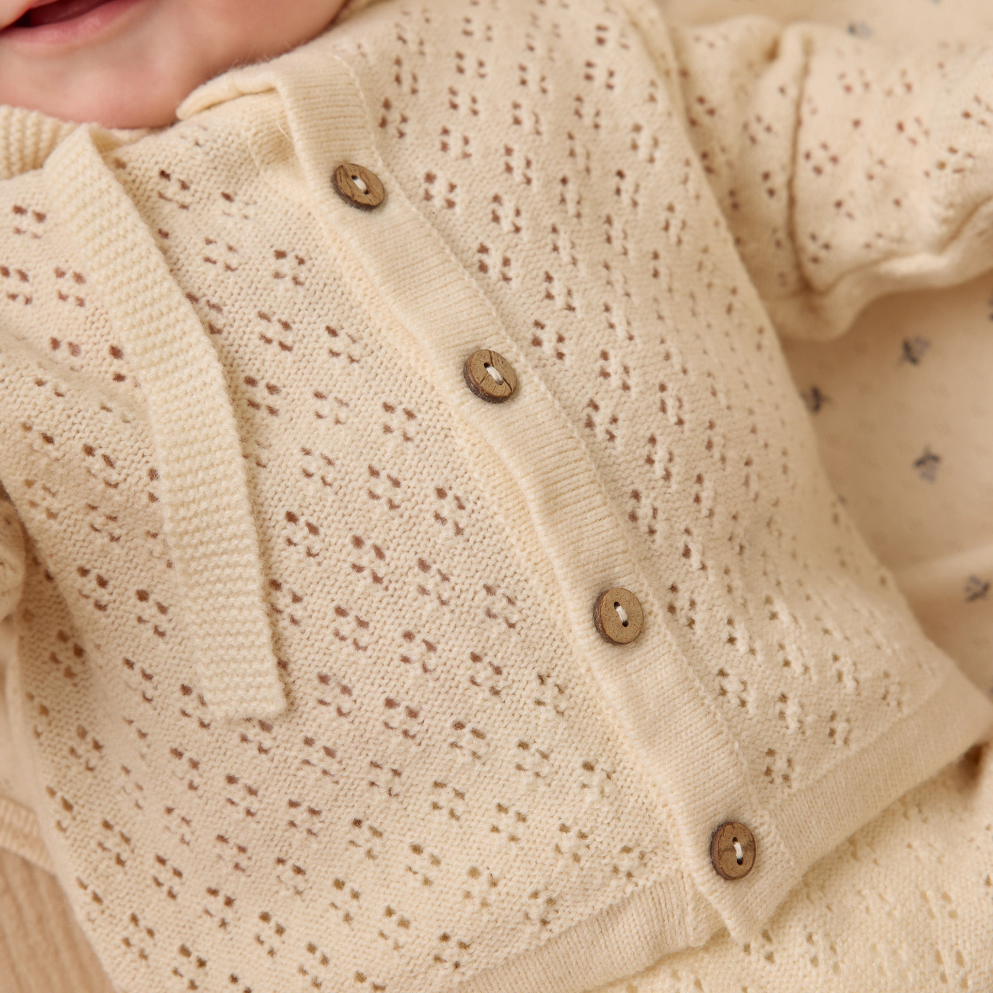 Knit Cardigan (Natural)