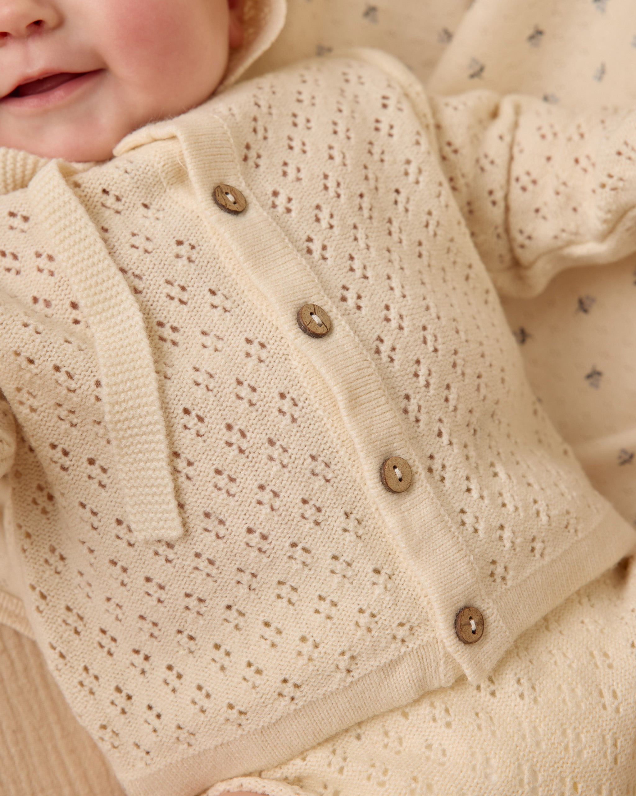 Knit Cardigan (Natural)