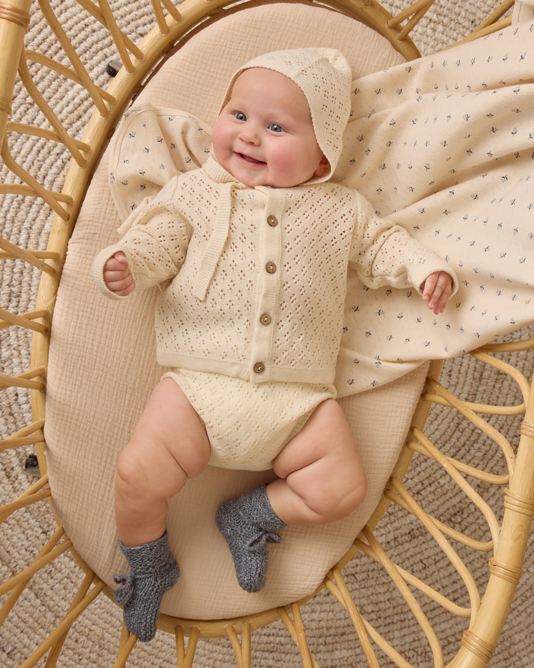 Knit Cardigan (Natural)