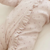 Ruffle Jumpsuit (Lilac Ditsy)