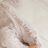 Ruffle Jumpsuit (Lilac Ditsy)