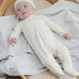 Zip Longsleeve Sleeper Footie (Stars)