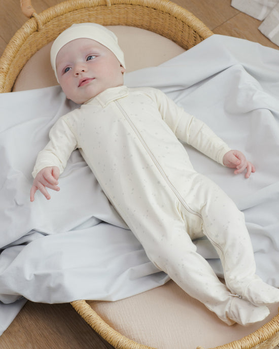 Zip Longsleeve Sleeper Footie (Stars)