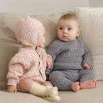 Bubble Knit Cardigan (Dusty Rose Speckle)