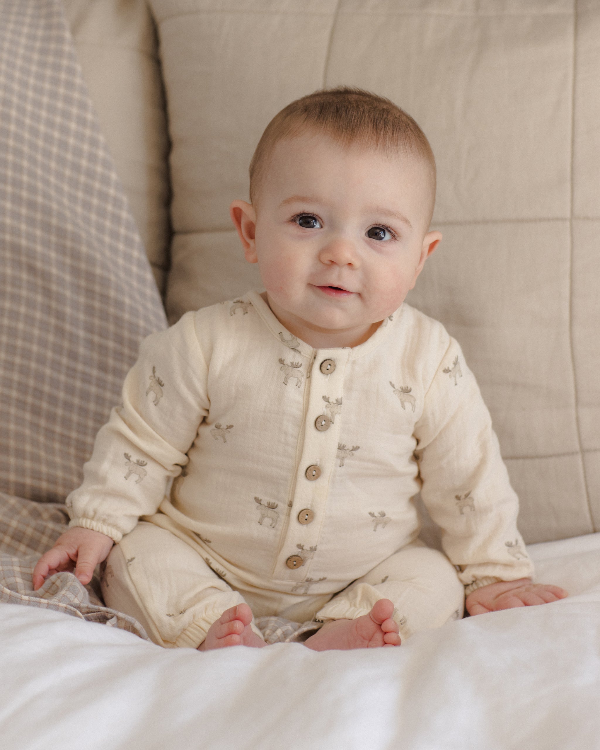 Woven Jumpsuit (Moose)