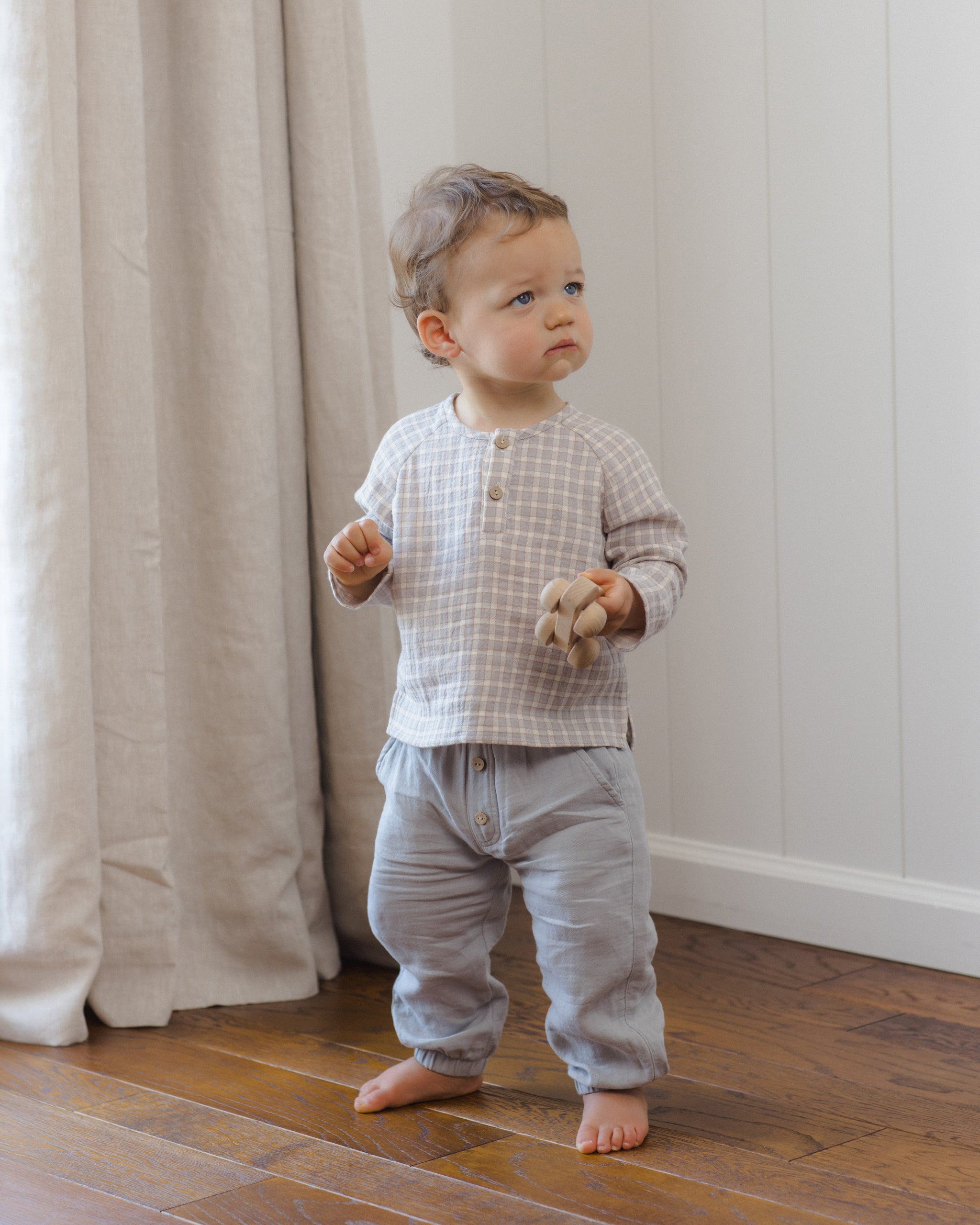 Zion Shirt (Blue Gingham)