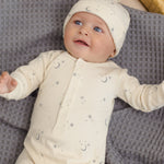 Ribbed Baby Jumpsuit (Celestial)