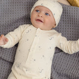 Ribbed Baby Jumpsuit (Celestial)