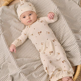Bamboo Gown + Hat Set (Woodland)