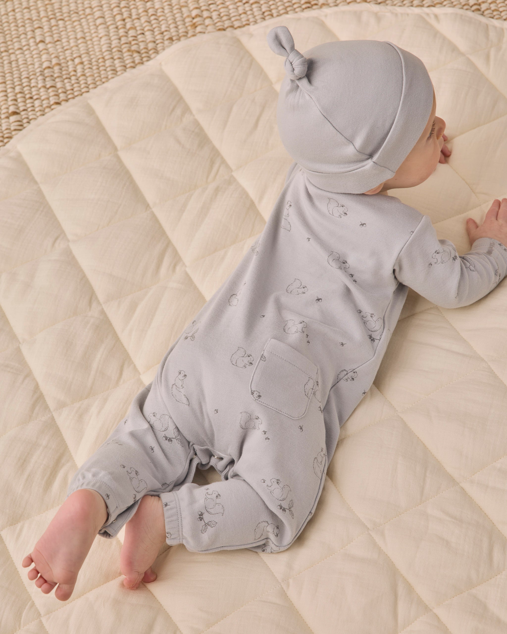 Knotted Baby Hat (Cloud)