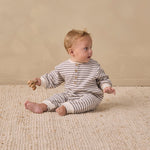 Relaxed Jumpsuit (Slate Stripe)