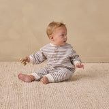 Relaxed Jumpsuit (Slate Stripe)