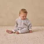 Relaxed Jumpsuit (Slate Stripe)