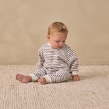 Relaxed Jumpsuit (Slate Stripe)