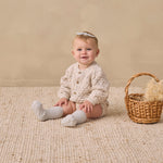 Bubble Knit Cardigan (Natural Confetti)