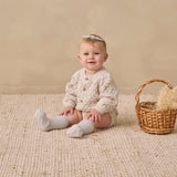 Bubble Knit Cardigan (Natural Confetti)