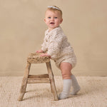 Bubble Knit Cardigan (Natural Confetti)