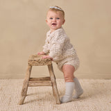 Bubble Knit Cardigan (Natural Confetti)