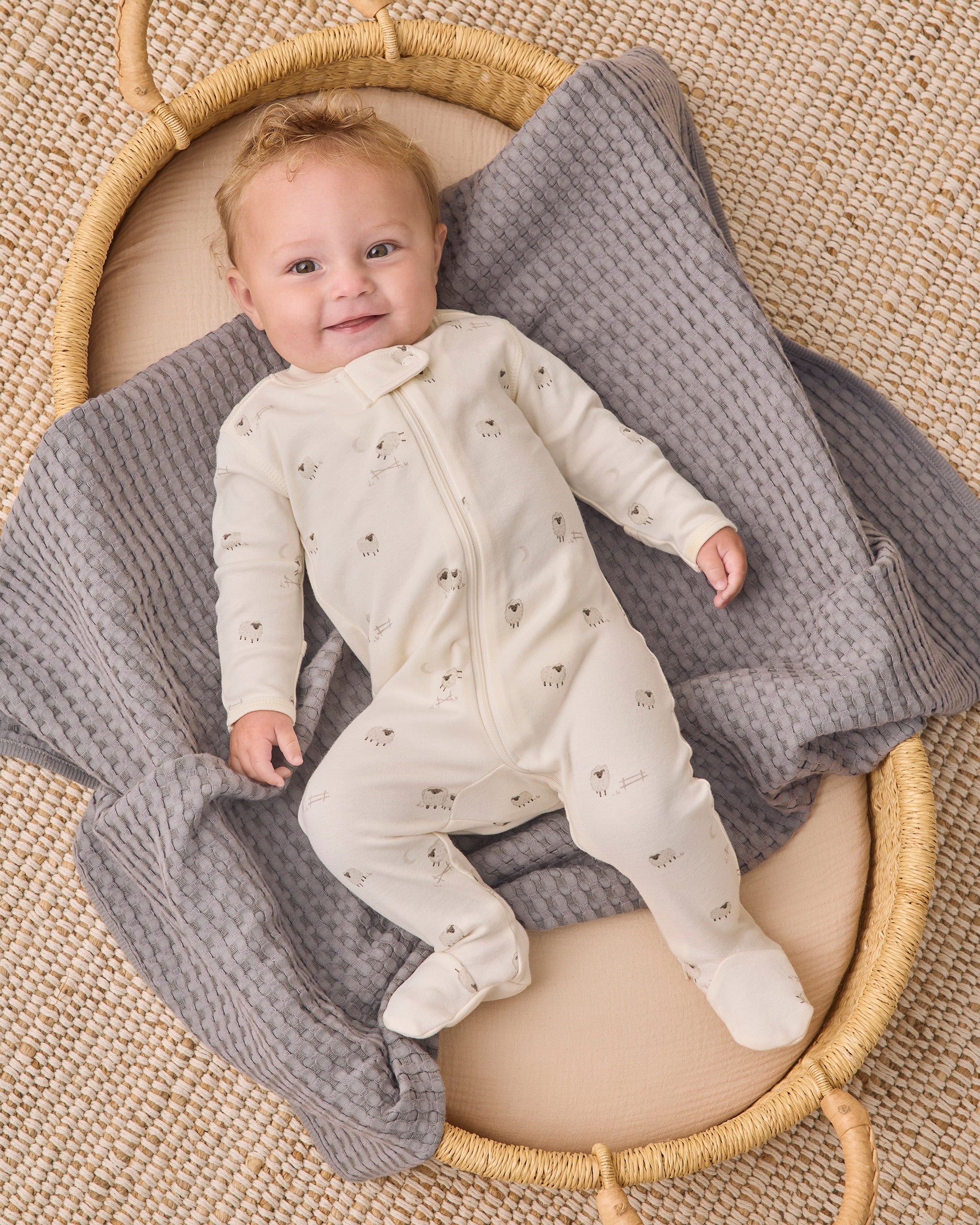 Zip Long Sleeve Sleeper Footie (Sheep)