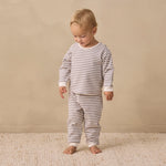 Cozy Set (Slate Stripe)