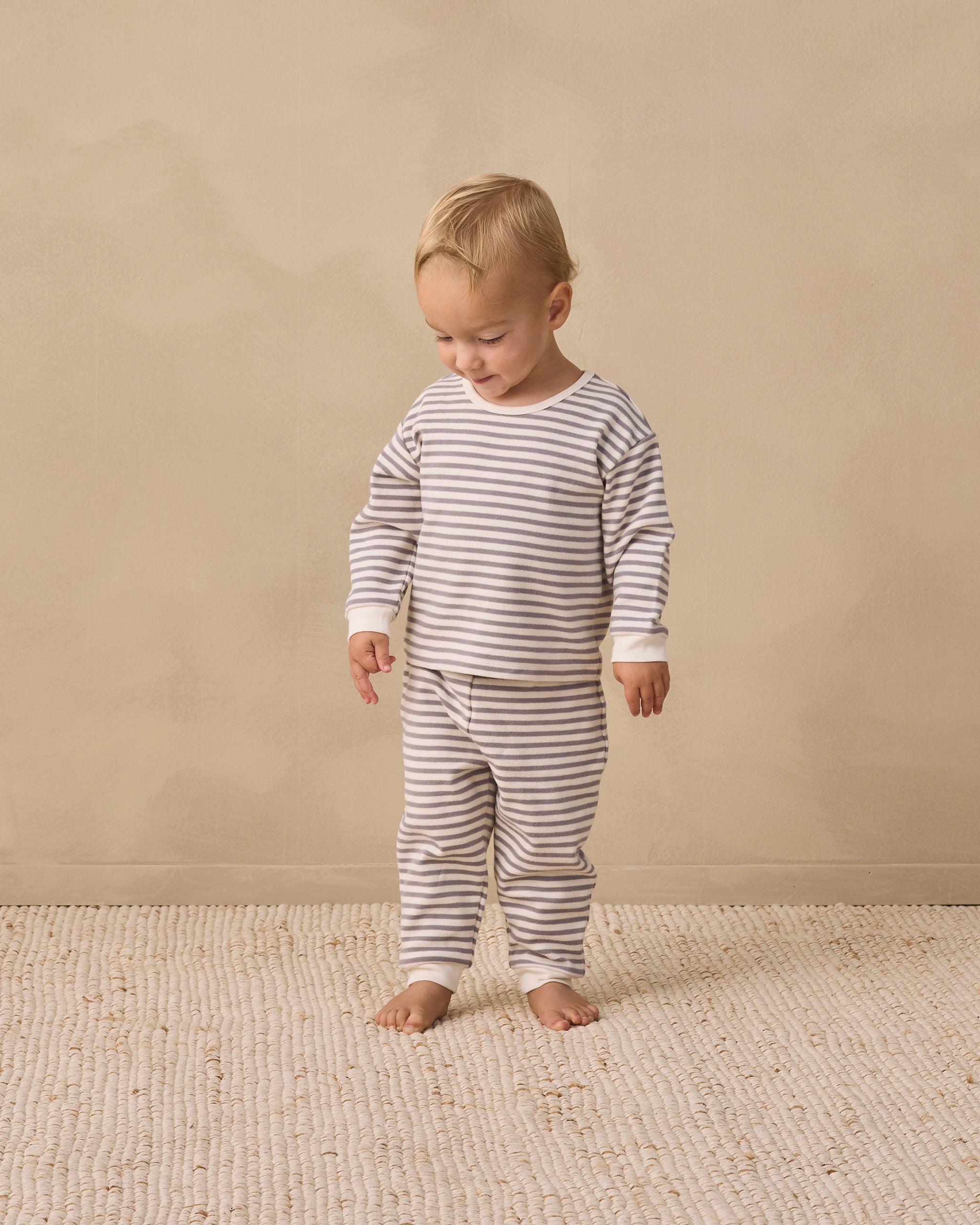 Cozy Set (Slate Stripe)