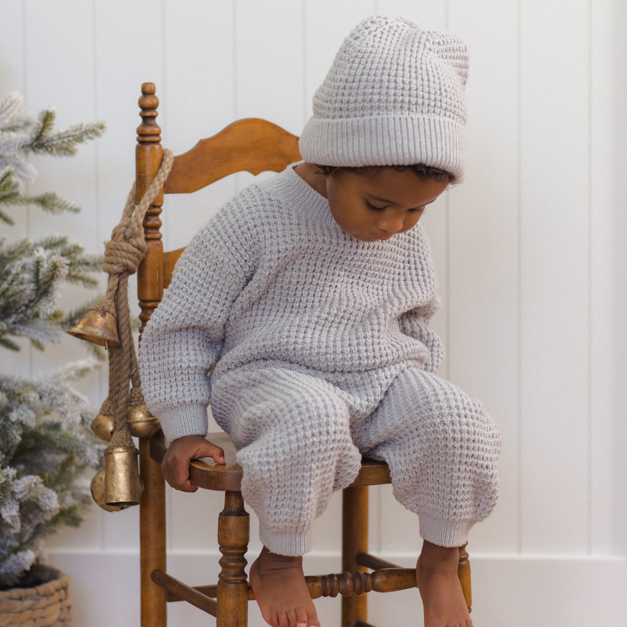 Chunky Knit Sweater (Fog)