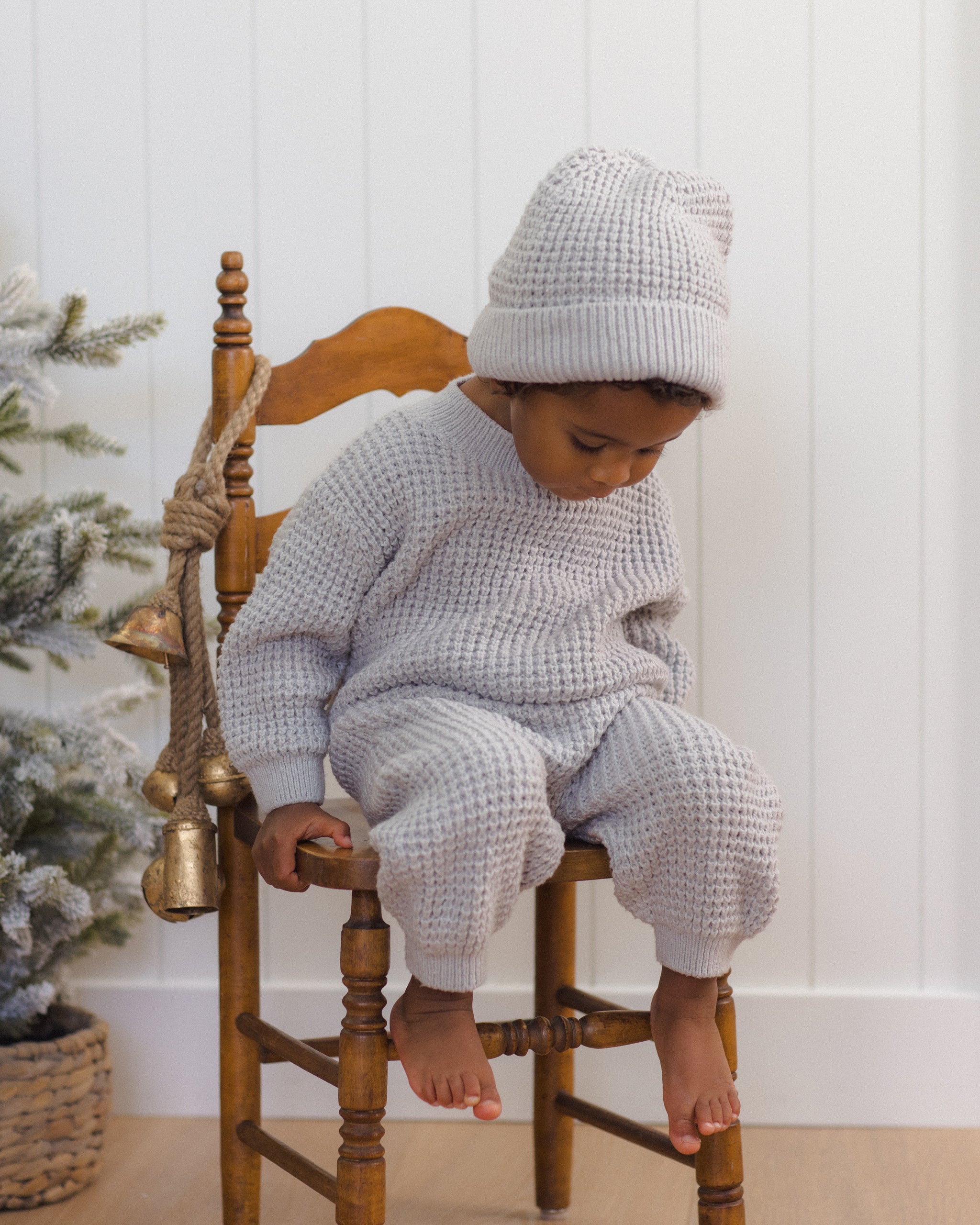 Chunky Knit Sweater (Fog)
