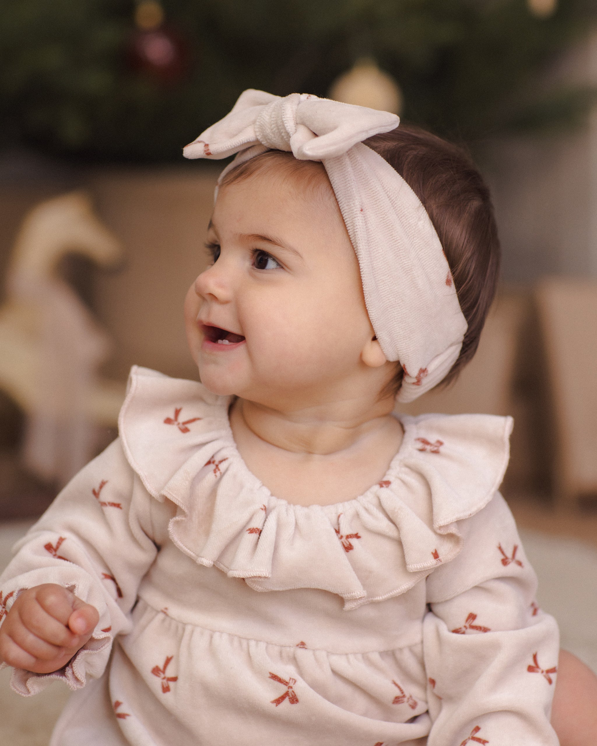 Wendy Romper (Red Bows)
