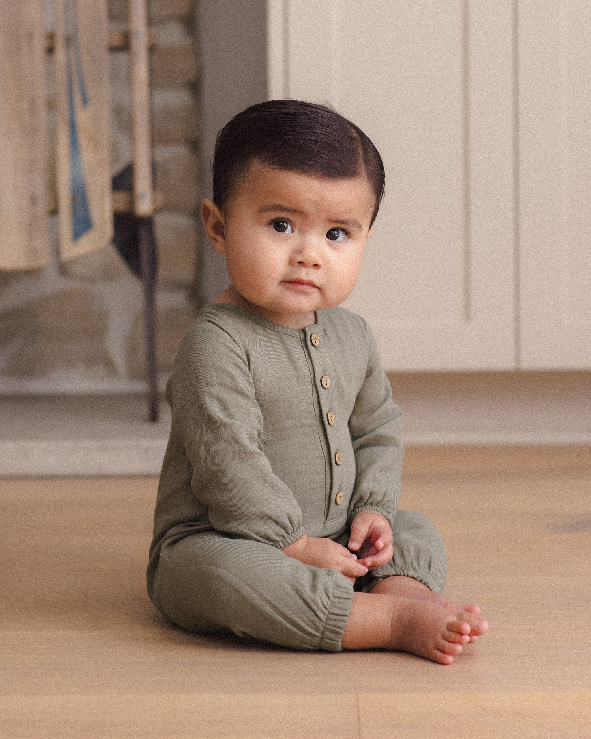 Woven Jumpsuit (Spruce)