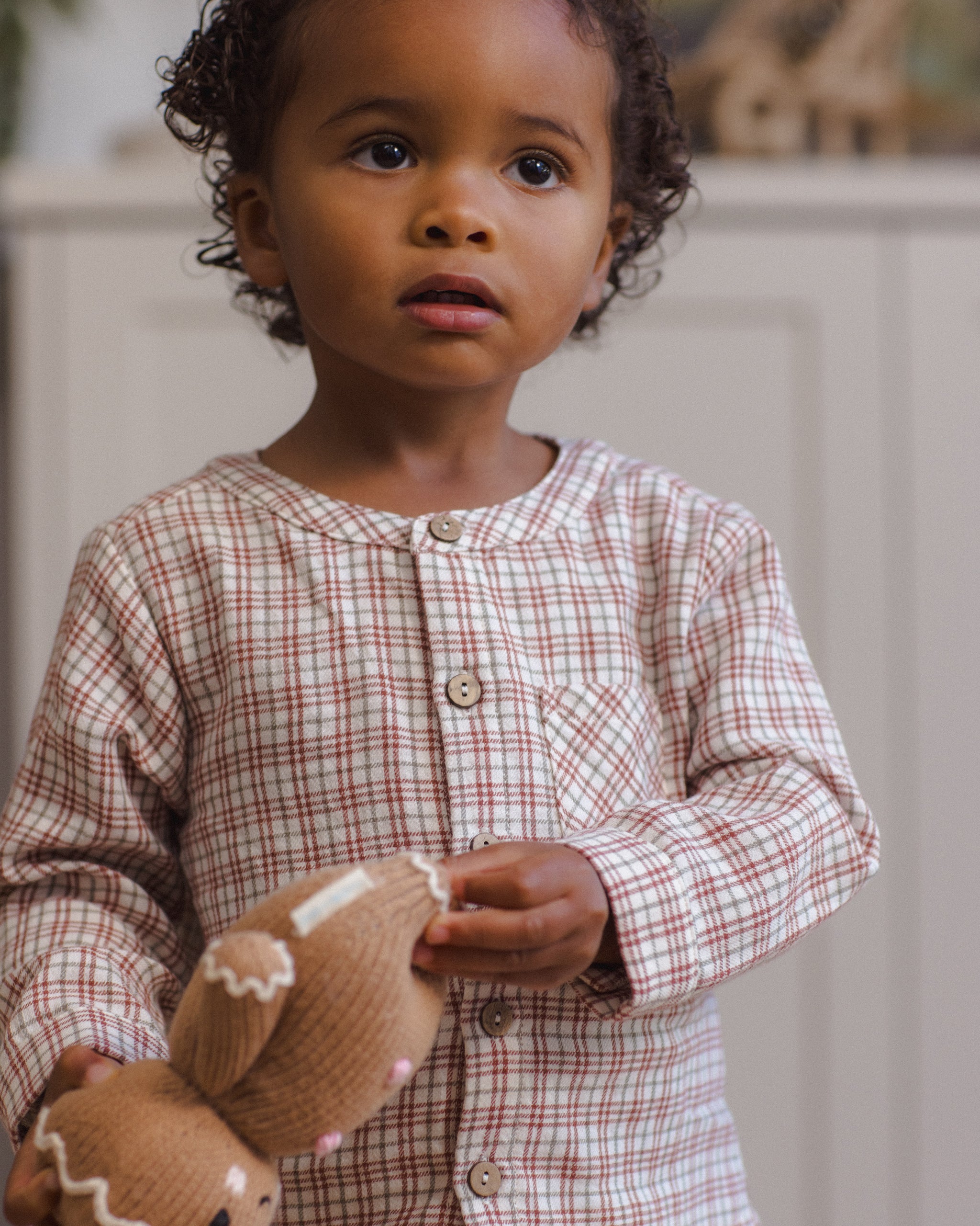Milo Shirt (Christmas Plaid)