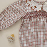 Callie Romper (Christmas Plaid)