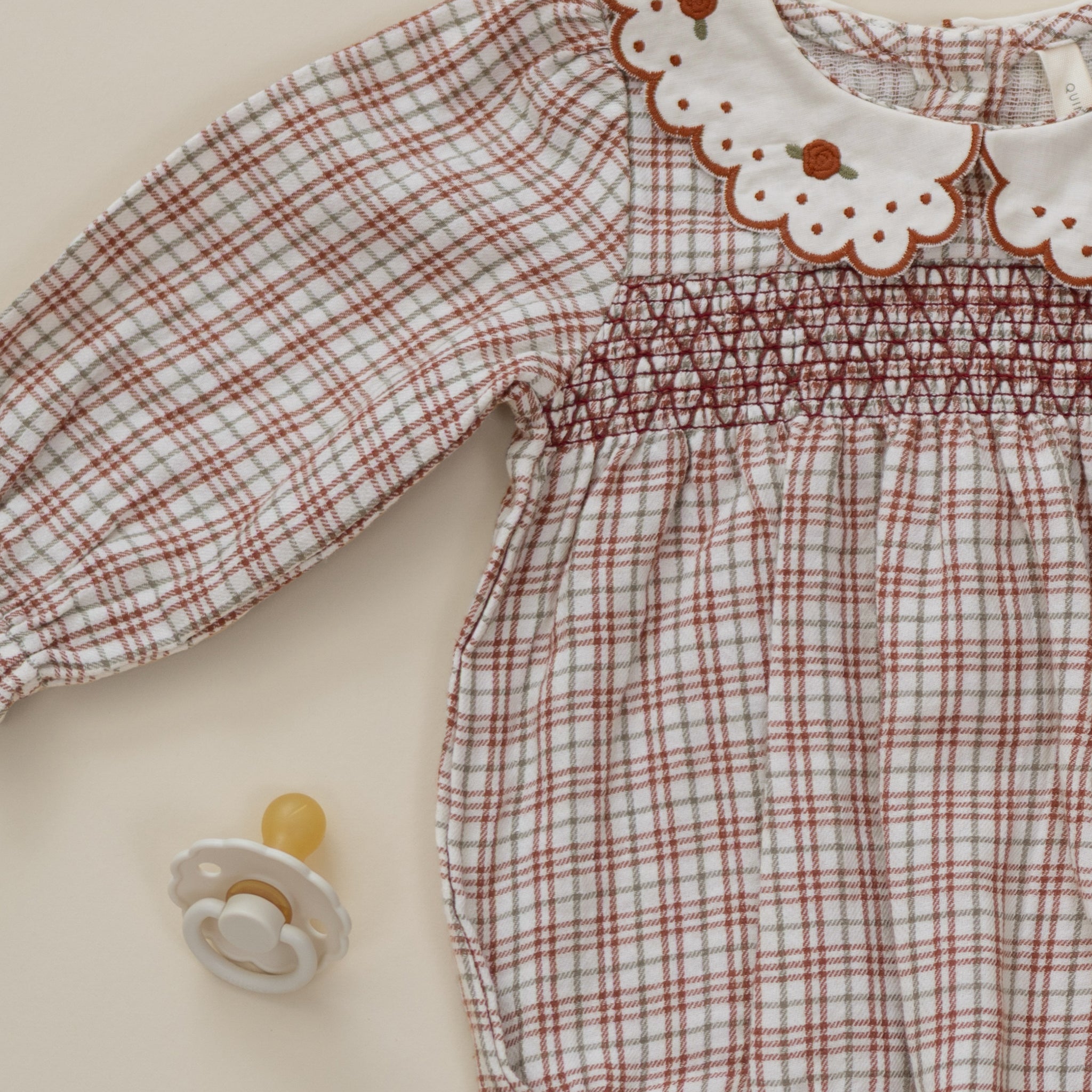 Callie Romper (Christmas Plaid)