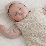 Zip Longsleeve Sleeper (Mauve Daisy)