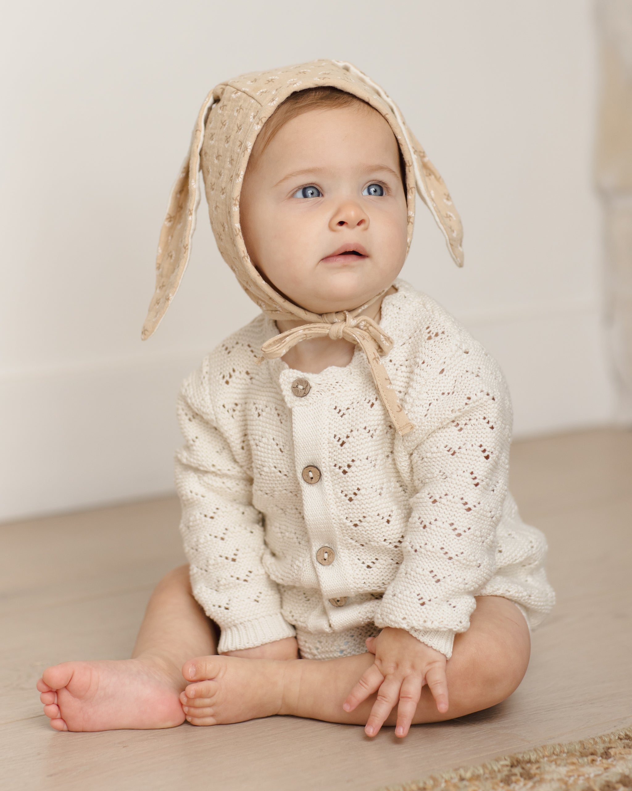 Knit Cardigan (Natural)