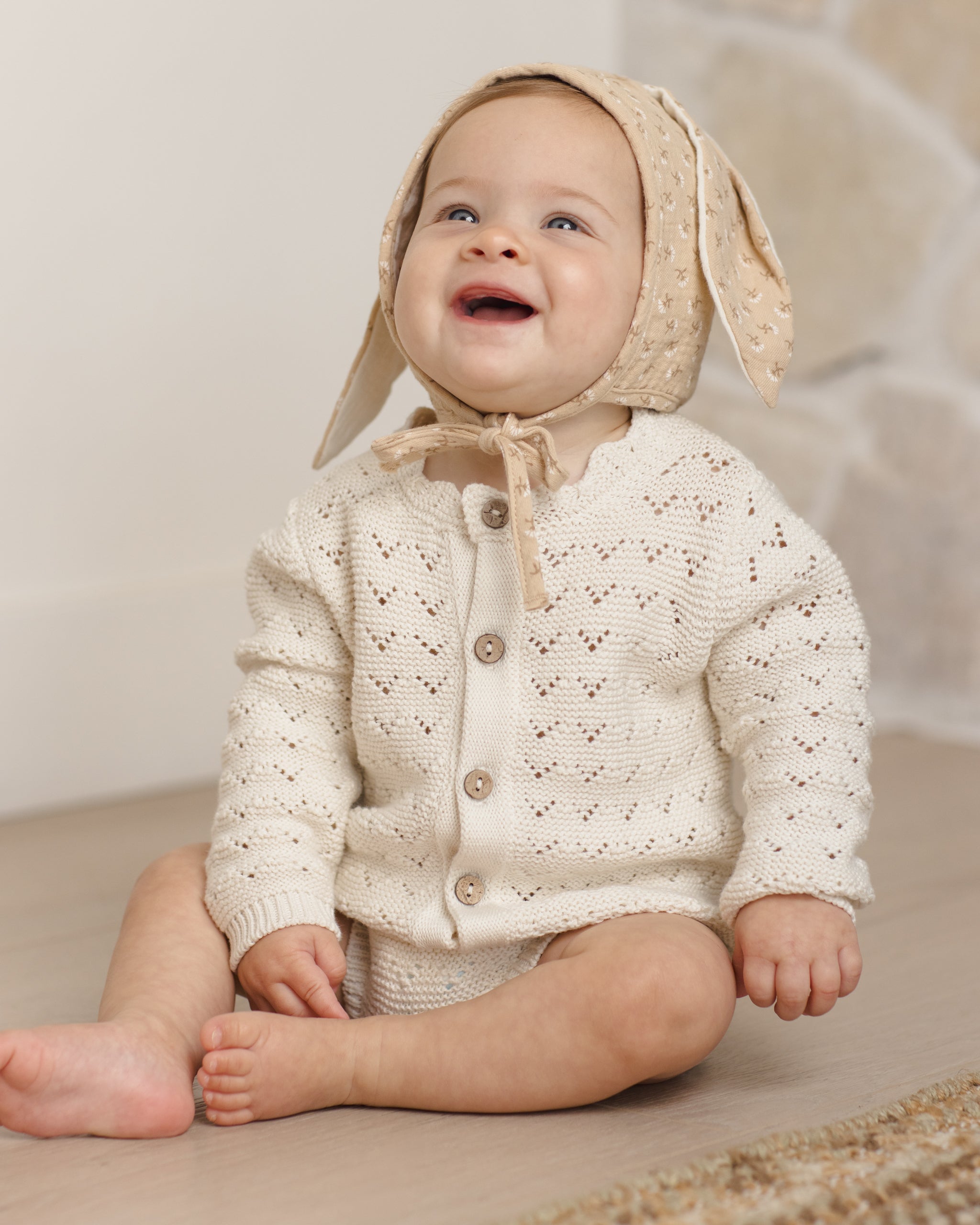 Knit Cardigan (Natural)