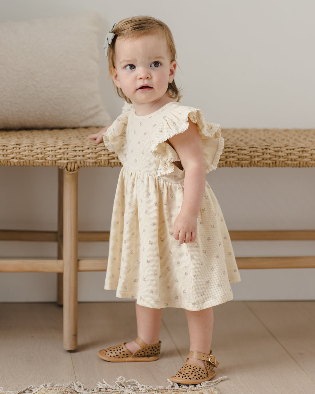 Daisy Dress (Mauve Ditsy)