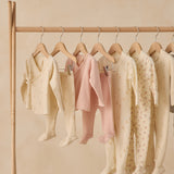 Zip Long Sleeve Sleeper Footie (Flower Field)