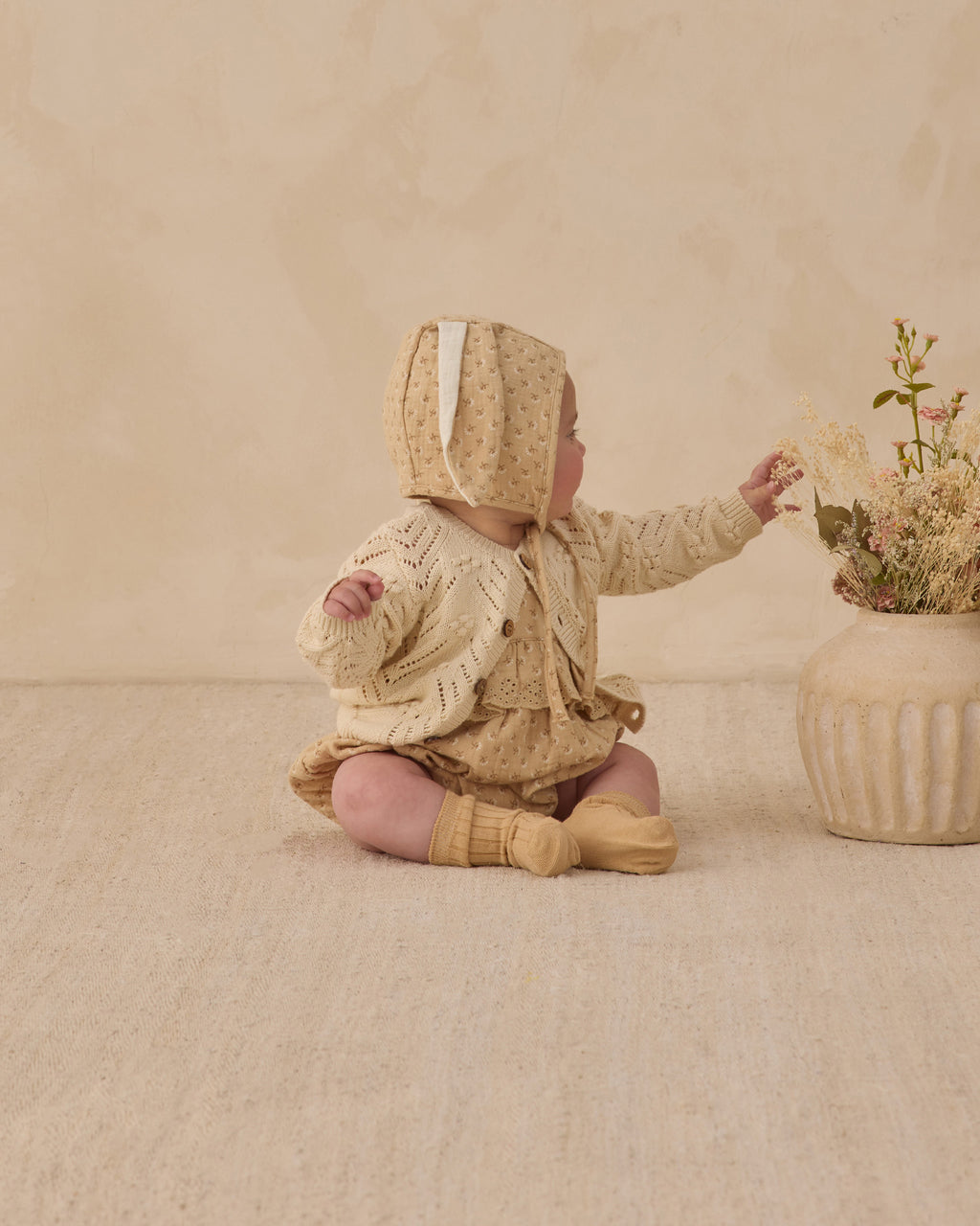 Knit Cardigan (Natural)