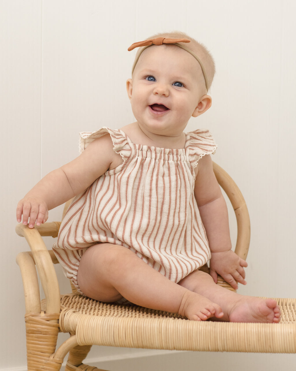 Bonnie Romper (Vintage Stripe)