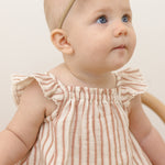 Bonnie Romper (Vintage Stripe)