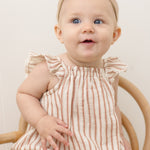 Bonnie Romper (Vintage Stripe)