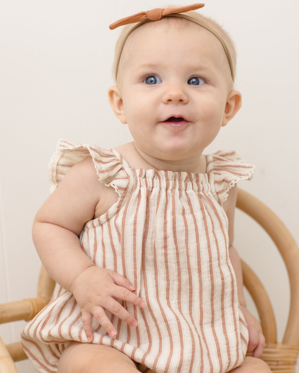 Bonnie Romper (Vintage Stripe)
