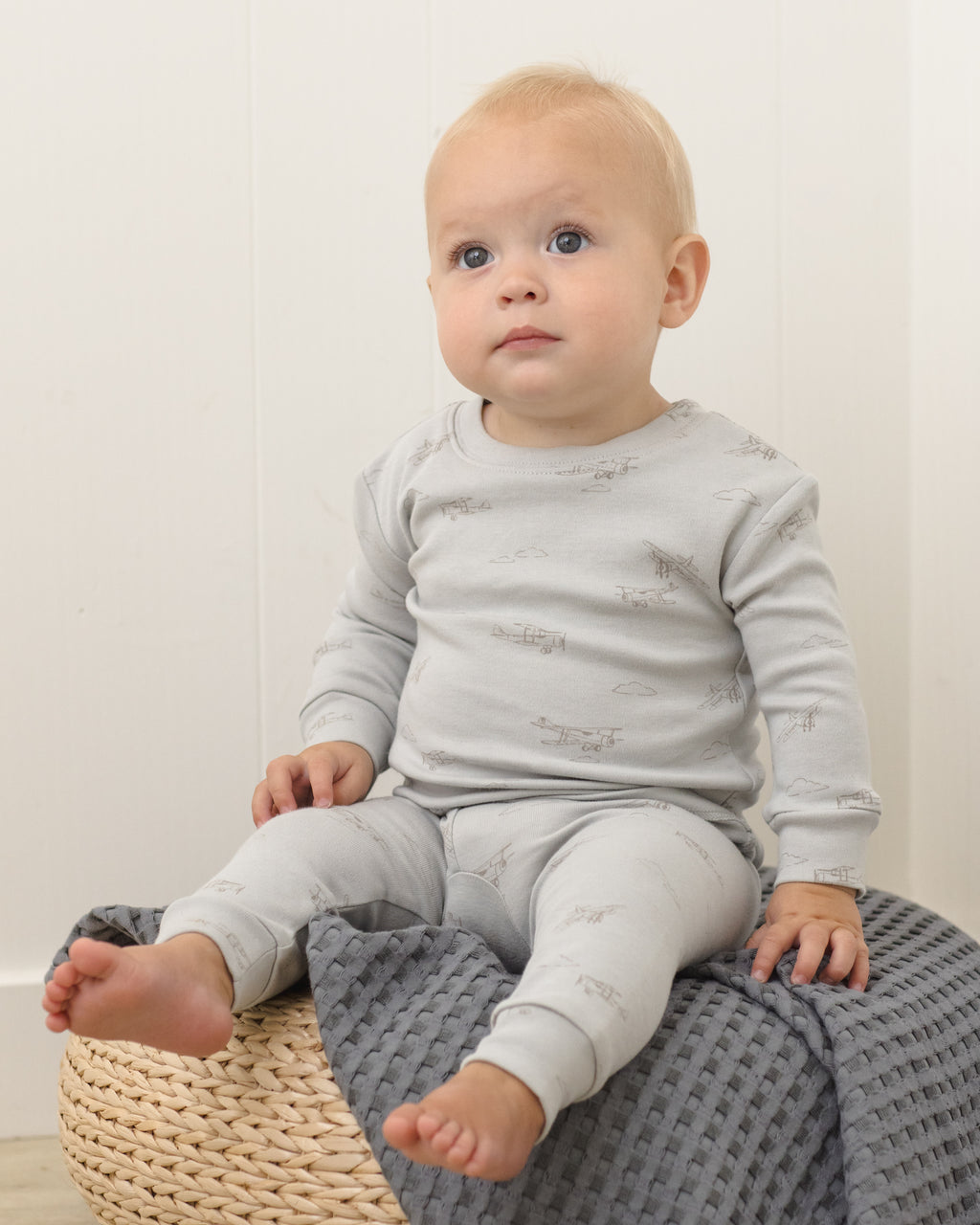 Jersey Pajama Set (Airplane)