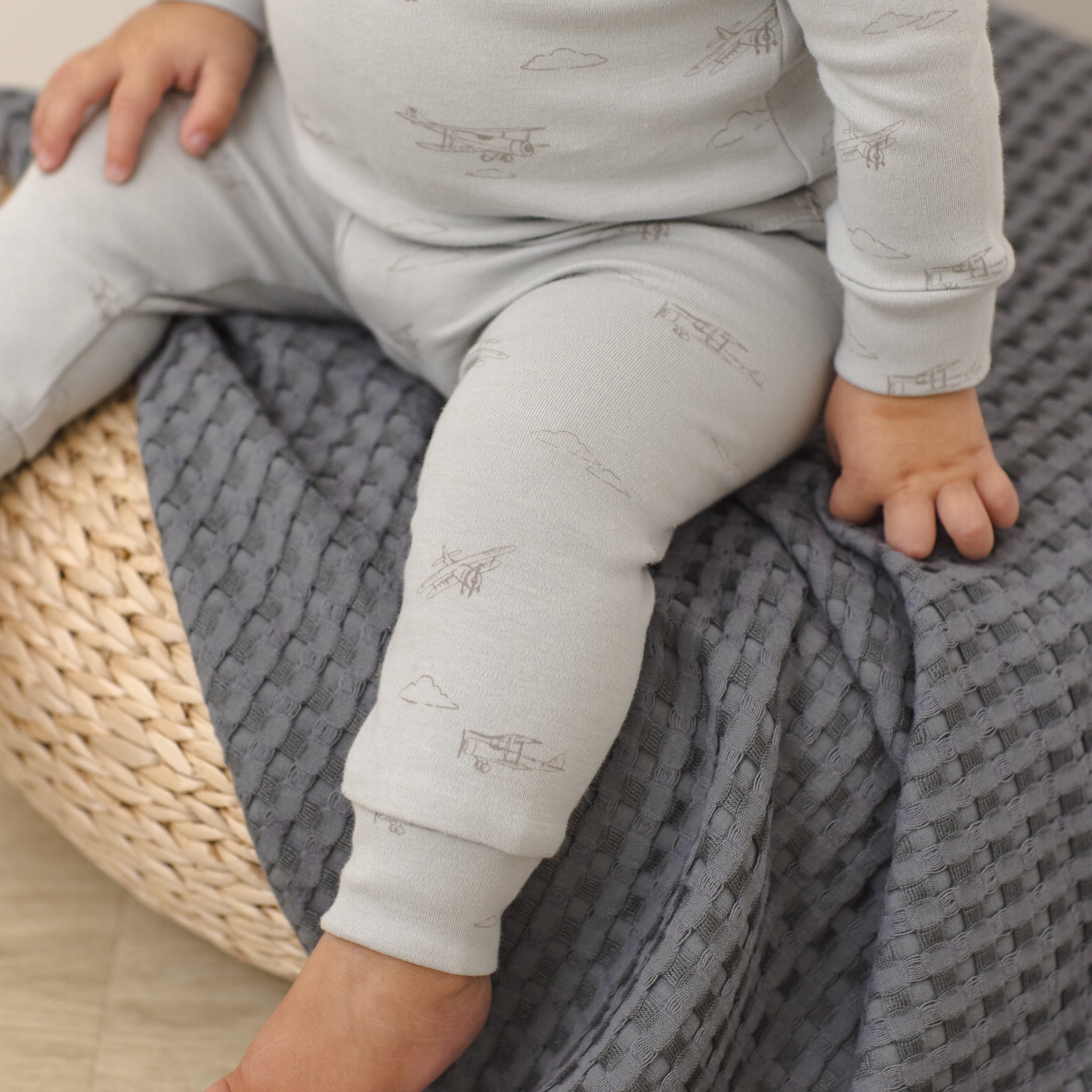 Jersey Pajama Set (Airplane)